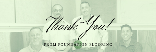 Thank You From Foundation Flooring